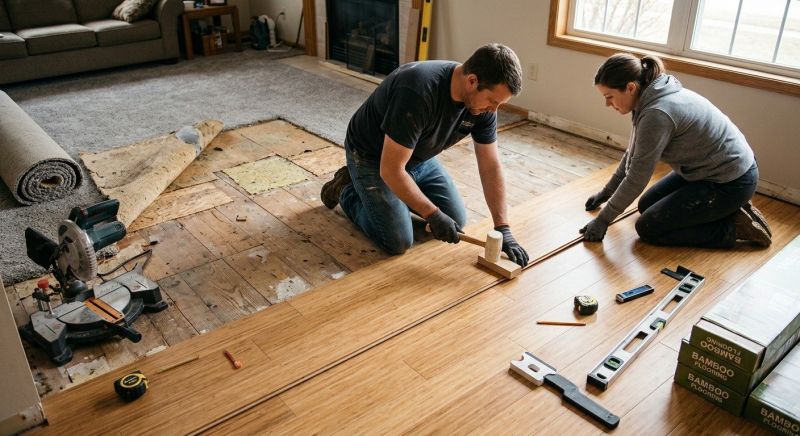 Bamboo Flooring Installation in Surprise, AZ