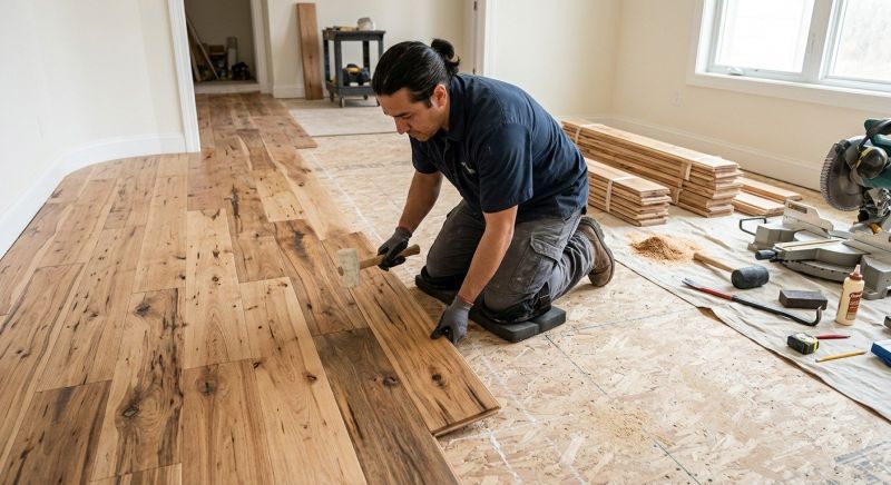 Hickory Floor Installation in Surprise, AZ