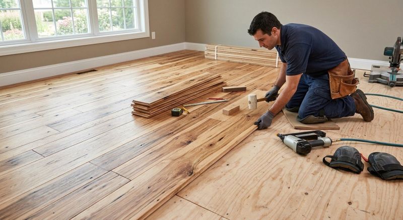 Hickory Floor Installation in Surprise, AZ