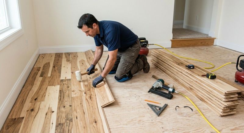 Hickory Floor Installation in Surprise, AZ