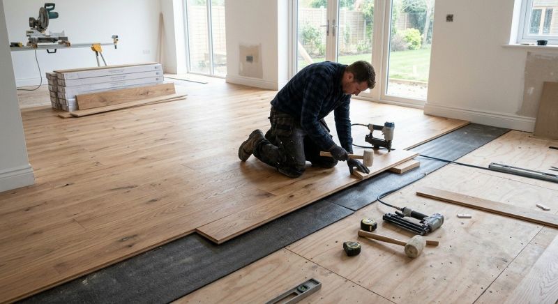 Oak Floor Installation in Morristown, AZ