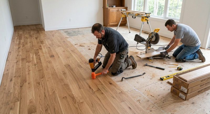 Oak Floor Installation in Peoria, AZ