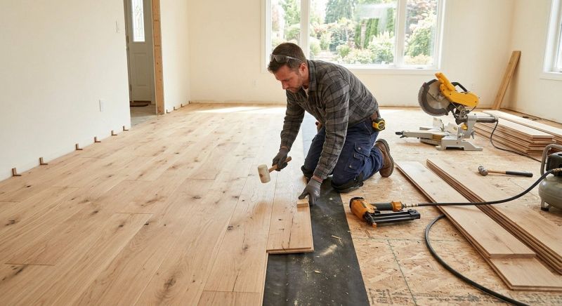 Oak Floor Installation in Scottsdale, AZ