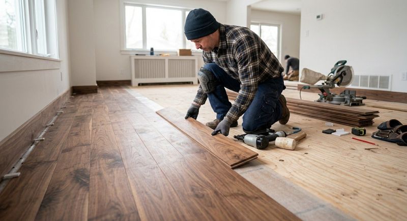 Walnut Flooring Installation in Surprise, AZ