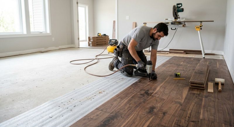 Walnut Flooring Installation in Surprise, AZ