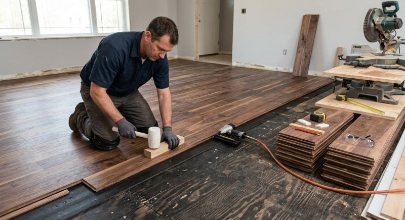 Walnut Flooring Installation in Surprise, AZ