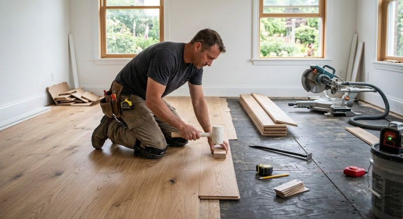 Walnut Flooring Installation in Surprise, AZ